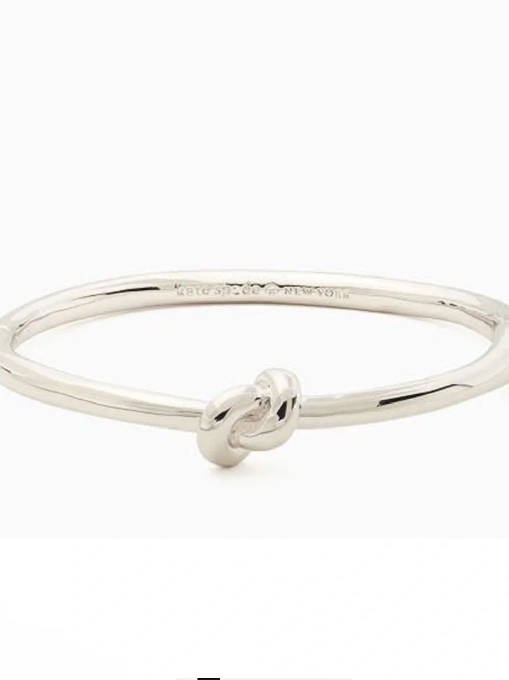 Kate Spade Silver Sailor Knot Bracelet NWT $78 - Picture 4 of 5